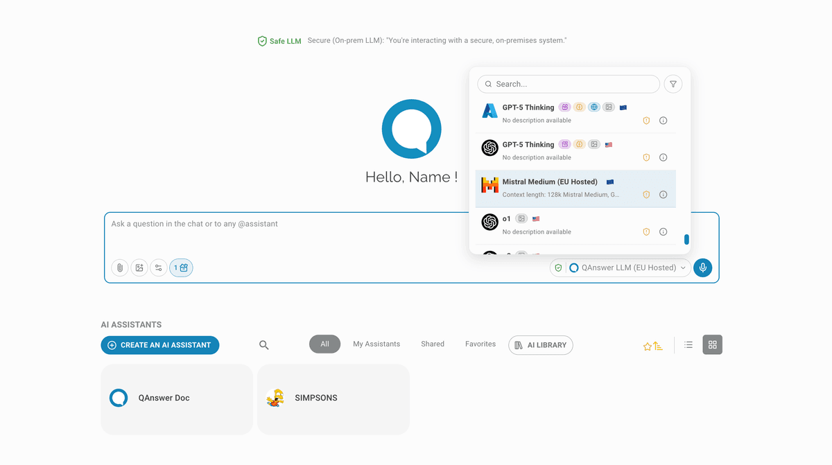 chat LLM choose public