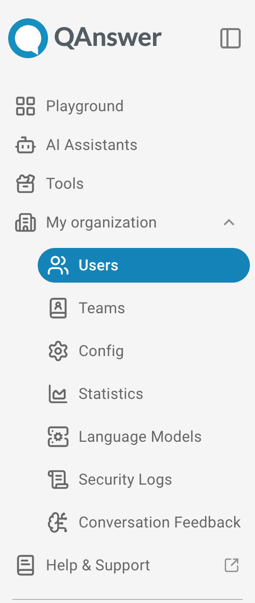 navbar menu