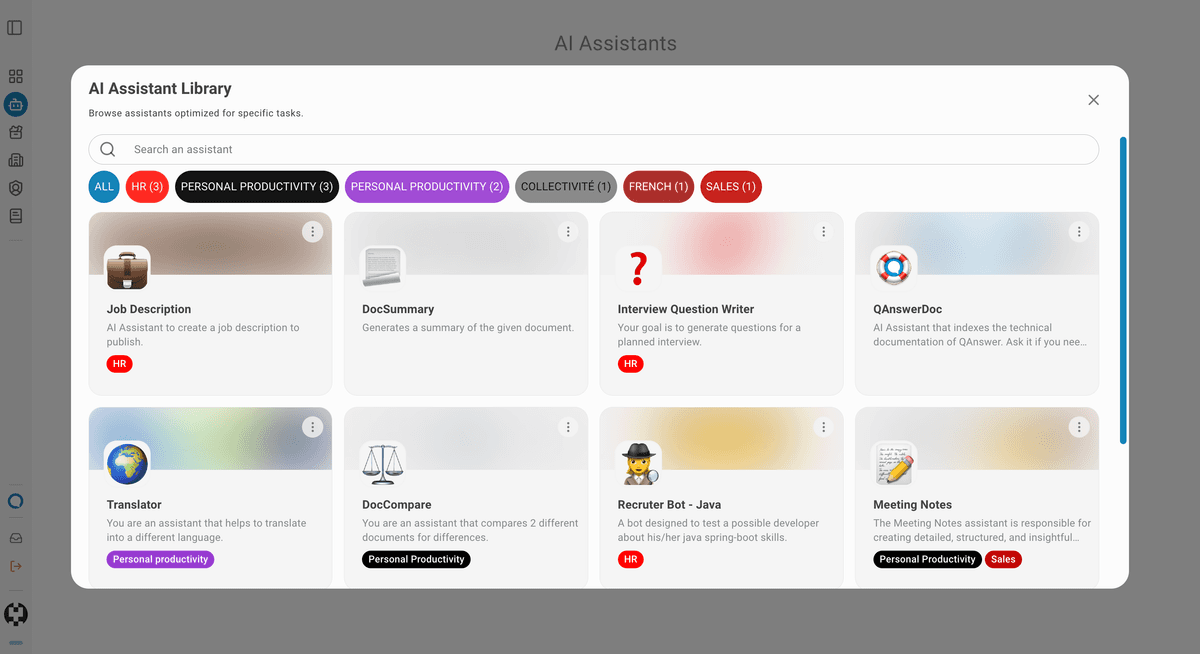 AI Assistant library