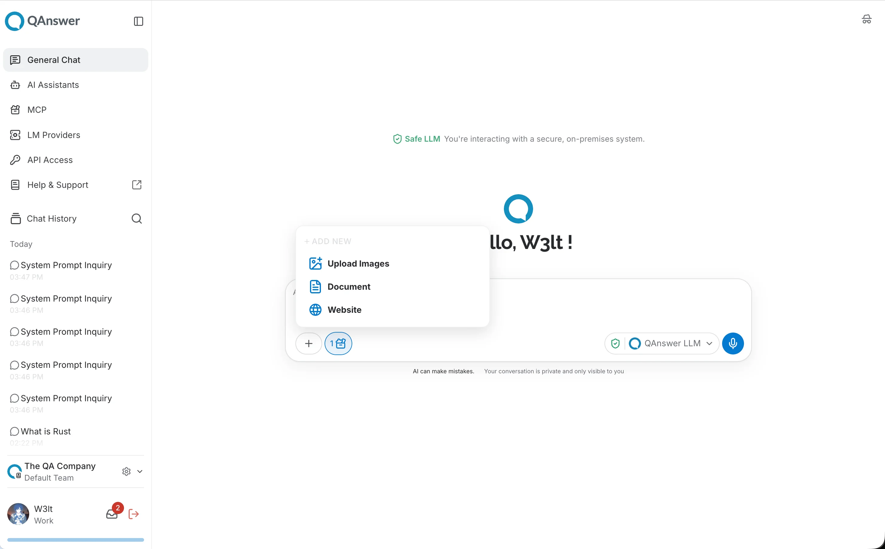 Après — Audio n'apparaît plus ; seuls Document et Site web restent.