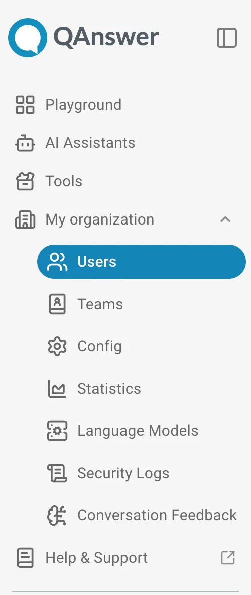 navbar menu