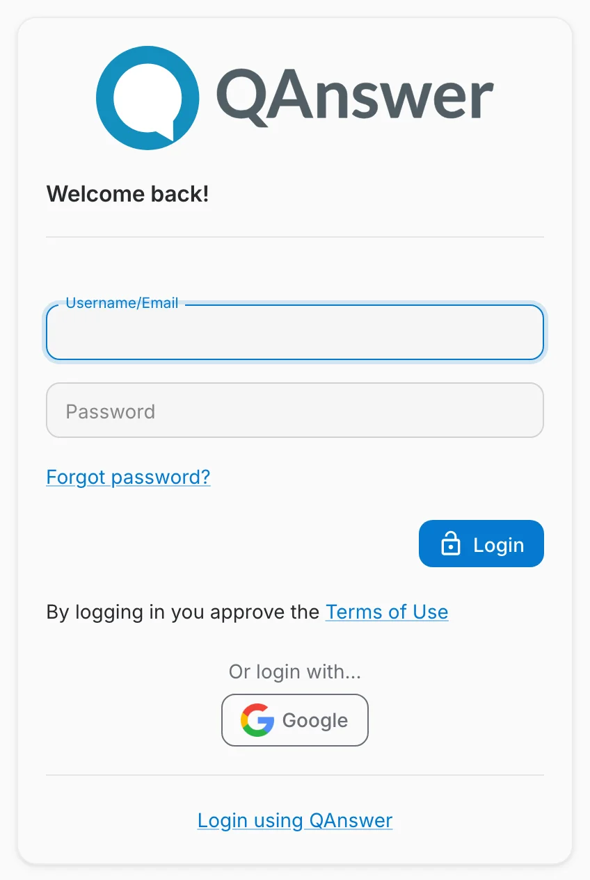 The resulting organization login page showing only the configured provider