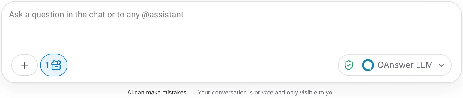 Chat composer with Microphone off — no mic button