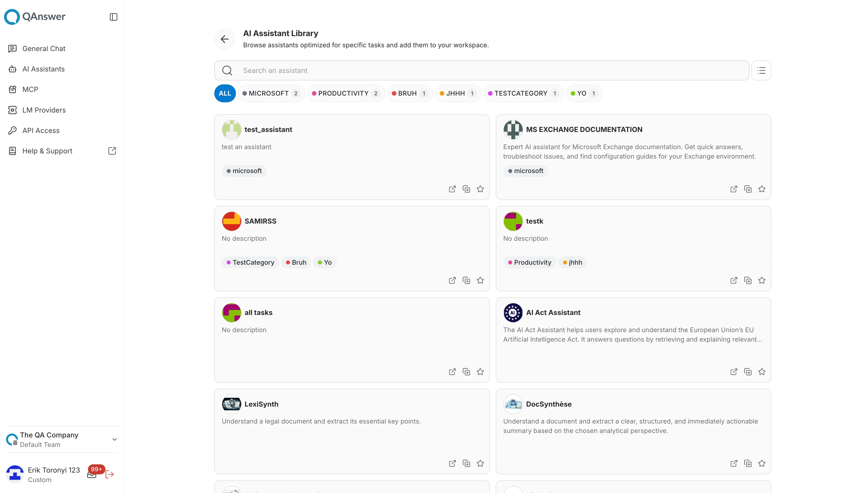 AI Assistant Library
