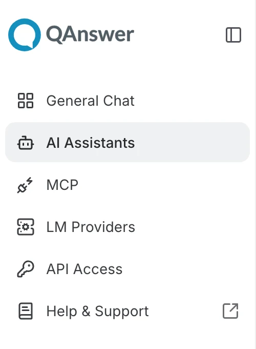 QAnswer navigation drawer