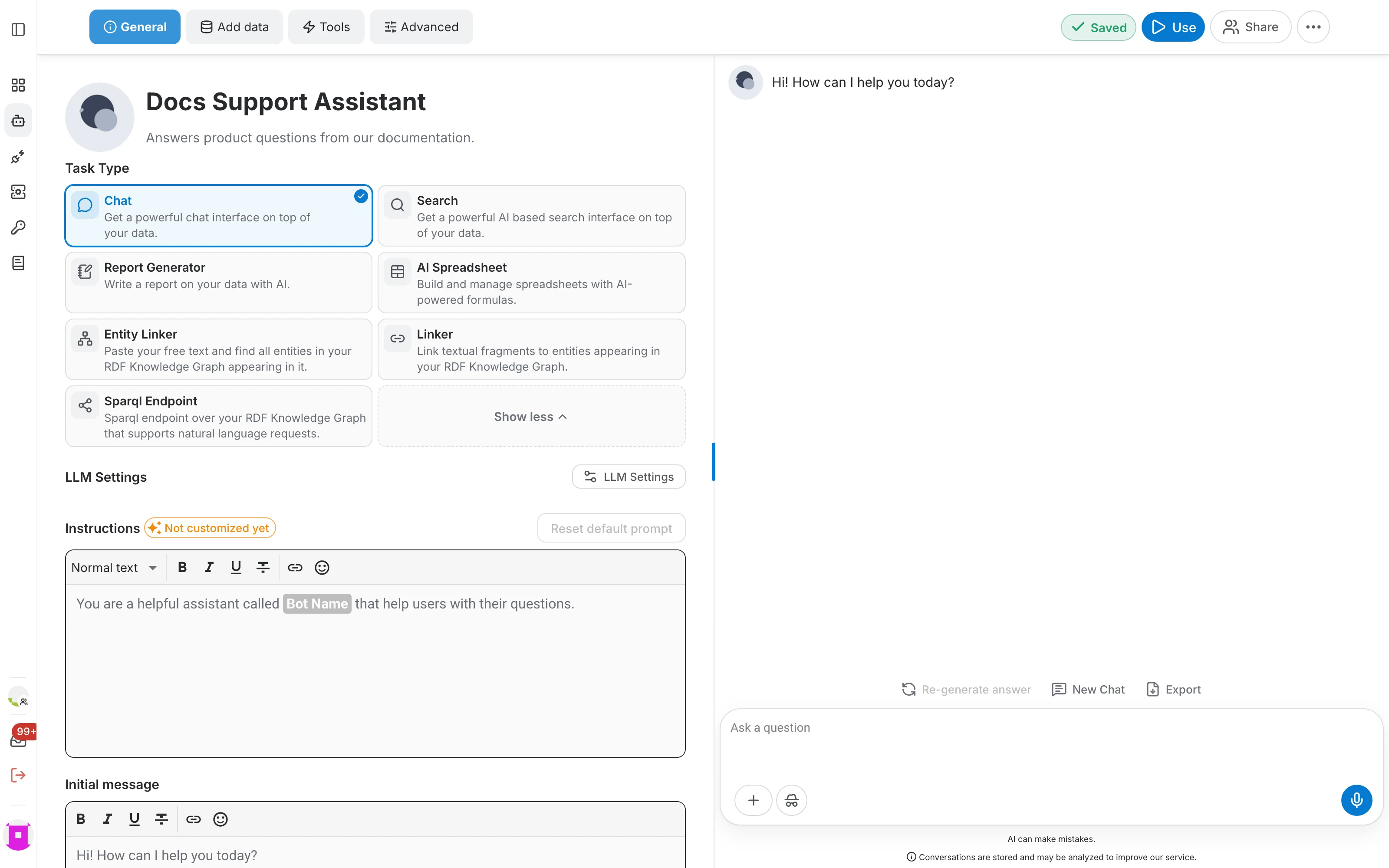 All available task types