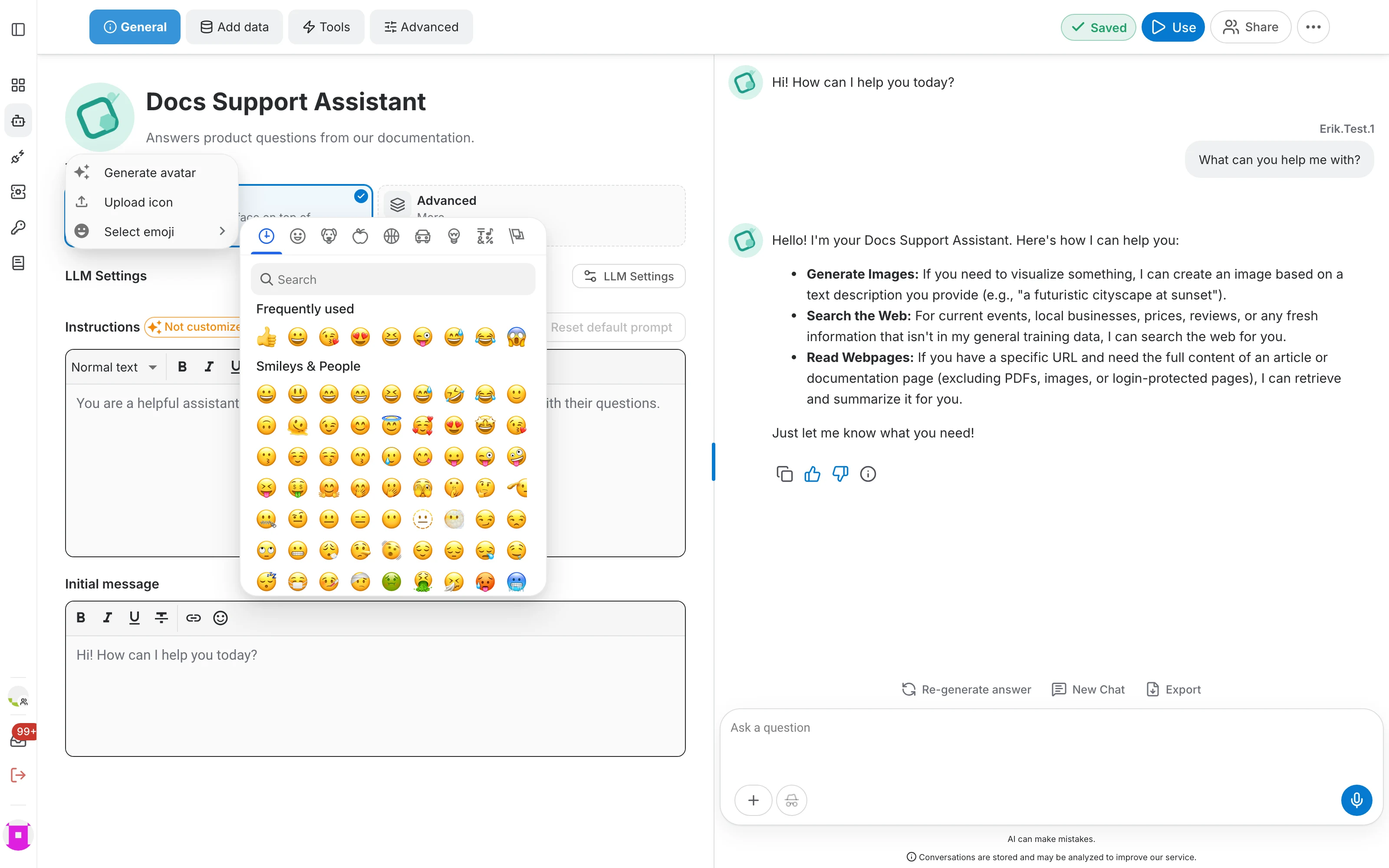 Emoji picker