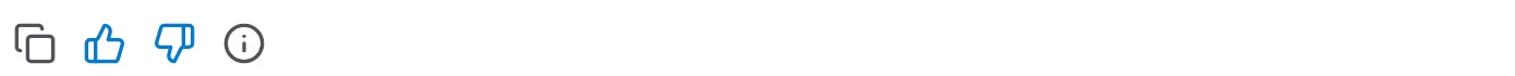 The thumbs up and thumbs down buttons under an answer